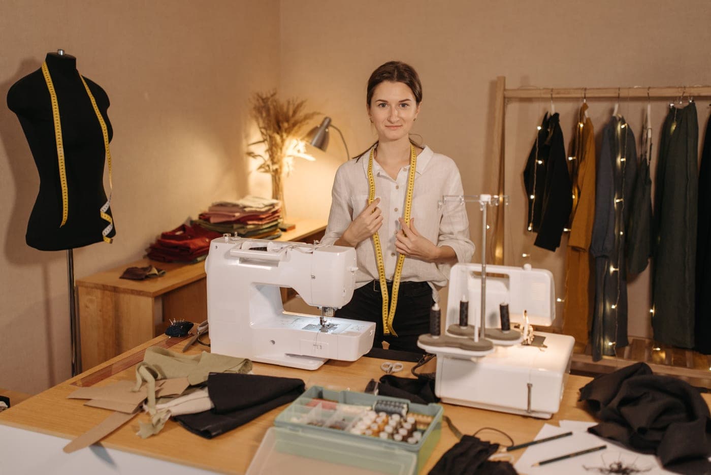Small business owner managing international payments